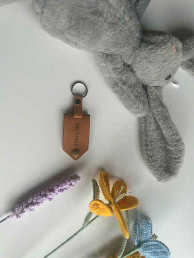 Custom Photo Leather Keychain With Hidden Picture Inside, Meaningful Gift For Dad Mom
