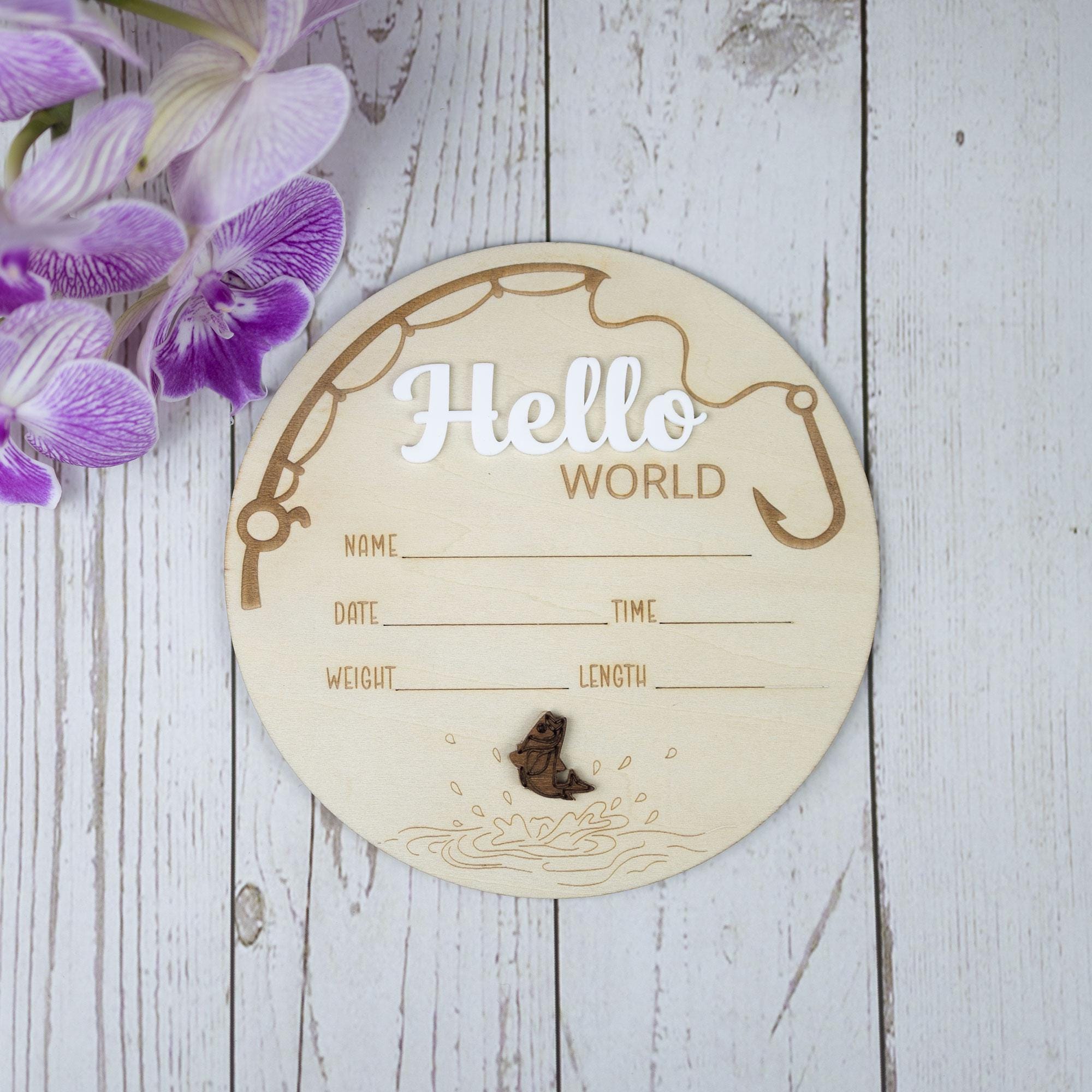 Baby Birth Stat Sign, Baby Name With Birth Stats, Baby Name Reveal, Personalized Baby Announcement Sign, Sign For Hospital, Hello World Sign