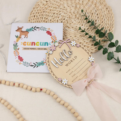Daisy Hello World Birth Announcement, Daisy Hello World Birth Announcement, Baby Name Birth Stats Sign Girl, Baby Girl Name Sign, Baby Girl