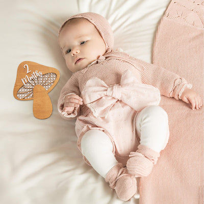 Mushroom Milestone Cards, Baby Milestone Set, Boho Newborn Photo Prop, Milestone Discs Baby,Milestone Photo Sign,Baby Keepsake,Nursery Decor