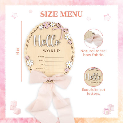 Daisy Hello World Birth Announcement, Daisy Hello World Birth Announcement, Baby Name Birth Stats Sign Girl, Baby Girl Name Sign, Baby Girl