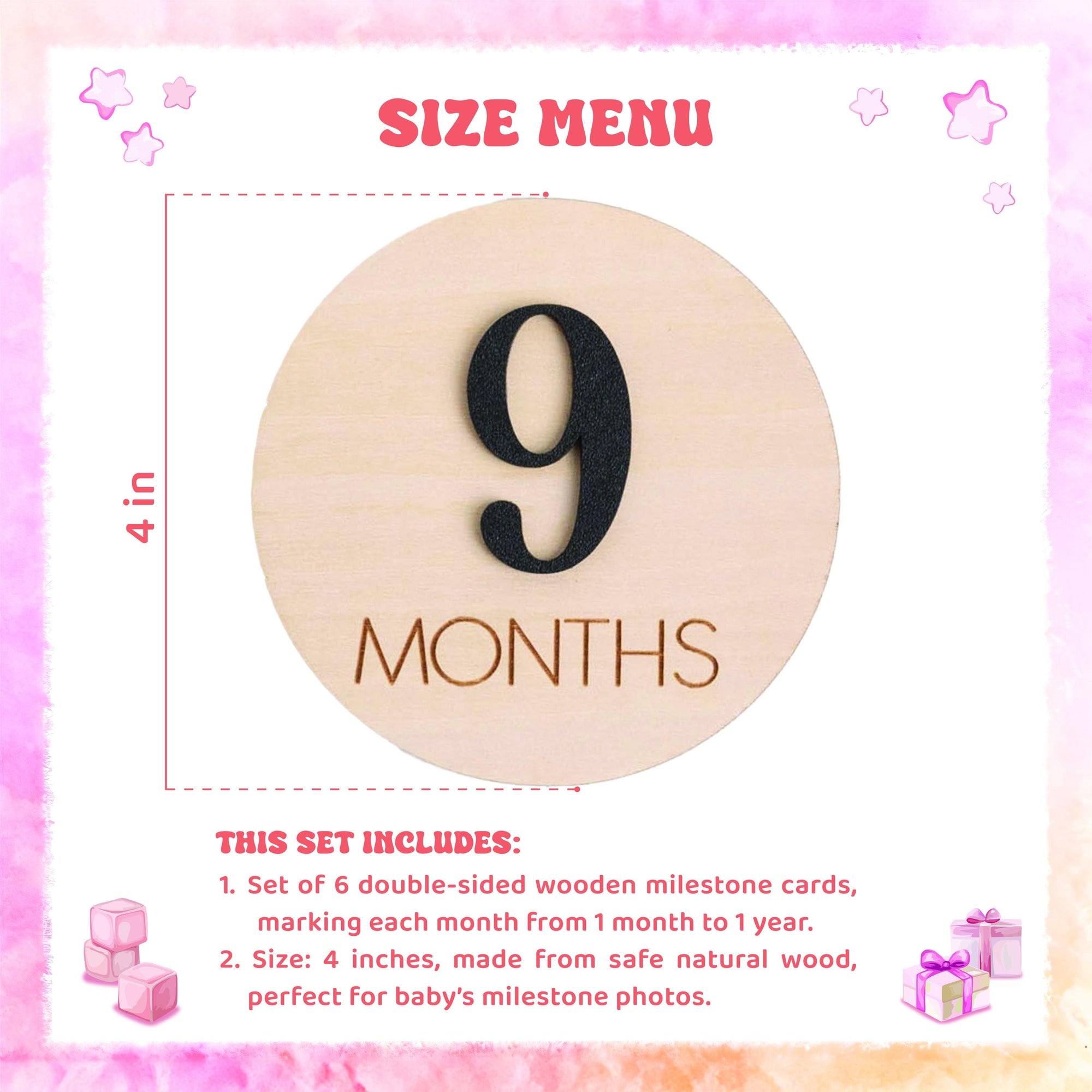 Wood Baby Monthly Milestone Discs, 3D Baby Monthly Milestone Cards, Baby Boy Baby Shower, Baby Boy Sign, Baby Photo Signs, Nursery Decor