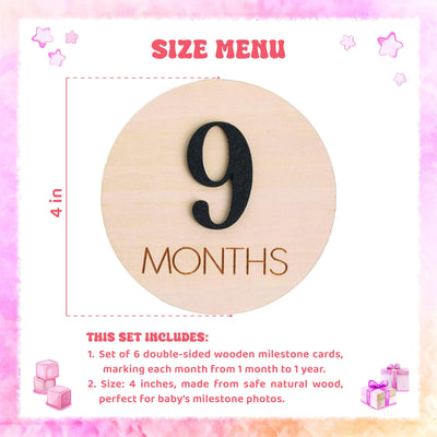 Wood Baby Monthly Milestone Discs, 3D Baby Monthly Milestone Cards, Baby Boy Baby Shower, Baby Boy Sign, Baby Photo Signs, Nursery Decor